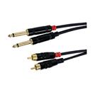 Cavo audio 2 spine 6.3mm MONO/2spine