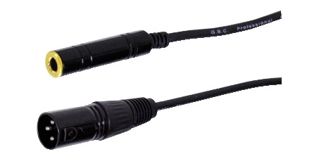 Cavo prolunga spina XLR/presa 6.3mm