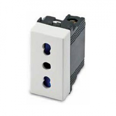 Presa bivalente 2P+T 10/16A