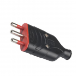 Spina antischiacciamento 10A 2P+T 250V, standard S11 CEI23-50