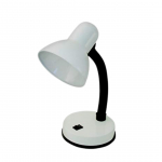 Lampada da tavolo con attacco E27 220V, colore bianco