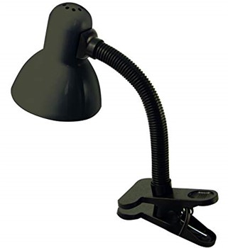 Lampada da tavolo con clip e