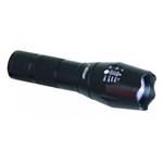 Torcia con ZOOM in alluminio LED 10Watt, raggio fino a 300 metri