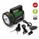 Faro LED ricaricabile 5Watt 350 lumen, raggio fino a 574metri