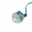 Segnalatore luminoso in ottone cromato con 3 LED HF, 1rosso+2verdi
