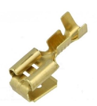 Faston femmina+maschio 6.35mm