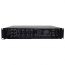 Amplificatore PA 100V 180W a 6 zone con MP3, FM SCAN e bluetooth