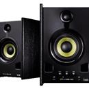 Coppia diffusori amplificati woofer