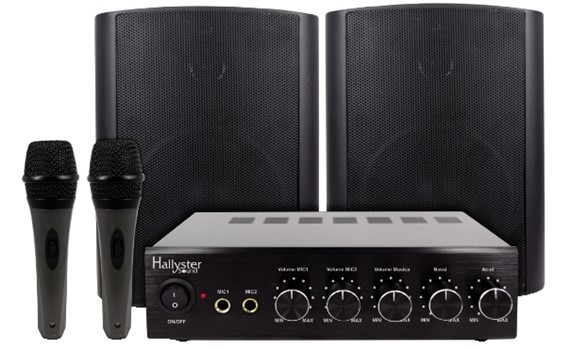 Kit karaoke:amplificatore stereo con