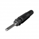 Spina banana nera 4mm volante Hirschmann