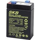 Batteria 6V 3.2Ah al piombo ricaricabile, faston 4.8, SKB