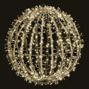 Sfera luminosa 80cm bianco caldo