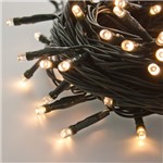 Catena luminosa 240 led 18 metri cavo nero, luce fissa Catena luminosa 240 led 18 metri cavo nero, luce fissa