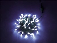 Catena luminosa 54 LED scintillanti bianco freddo, 12 metri Catena luminosa 54 LED scintillanti bianco freddo, 12 metri