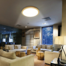 Plafoniera Led 24W 4000K in legno diametro 40cm