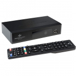 Decoder digitale satellitare DVB-S2 HD-USB PVR, con telecomando