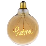 Lampadina vintage scritta "Home"E27 4Watt luce calda