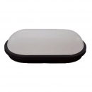 Plafoniera LED ovale 15W per esterno, antracite