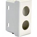 Cover prese coassiale MATIX bianco