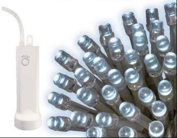 Catena a batteria 96 led bianco