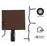 Catena luminosa 100Led ricarica solare, bianco freddo, 10 metri Catena luminosa 100Led ricarica solare, bianco freddo, 10 metri