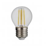 Lampadina LED sfera E27 2700k 4Watt filament