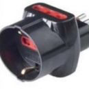 Adattatore Emilia tripla 10/16A 250V