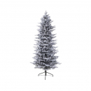 Albero Grandis slim fir frosted h 180cm diametro 86cm