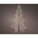 Struttura albero di Natale luminoso per esterno h 450cm warm white