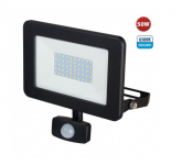 Faro Led 50W 6500K IP44 con sensore