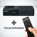 Decoder DVB-T2 HD telecomando universale USB LAN IS-350D