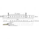 Striscia Led 3000K 24Vdc 14,4W/m 112Led/m