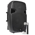Sistema portatile 700W c/2radiomicr.