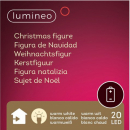 Ghirlanda luminosa con Babbo Natale