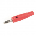 Spina banana gommata rossa 4mm