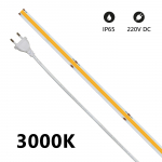 Striscia Led cob IP65 3000K 220V 14W/m 1200Lm/m