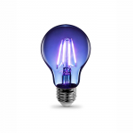 Lampada Led 4W con filamenti blu 230V decorativa E27