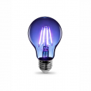 Lampada Led 4W con filamenti blu 230V decorativa E27