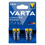 Batterie alkaline tipo "AAA" VARTA LR03, confezione 4 pezzi