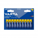 Batterie Alkaline tipo "AA" VARTA LR06, blister 10 pezzi