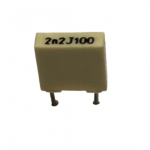 Condensatore 2200PF 100V poliestere passo 5mm scatolino