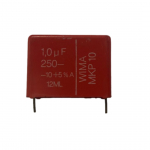 Condensatore poliestere 1uF 250V rosso