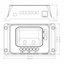 Regolatore di carica 12/24V 20A USB