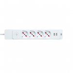 Multiresa 4prese bipasso/schuko e 2