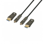 Cavo HDMI Attivo in Fibra ottica con adattatore micro