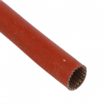 Guaina elettroisolante fibra vetro rosso mattone diam.8mm